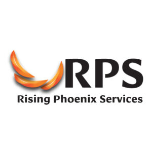 An example of one of Rising Phoenix Services logos purchased from the basic logo package.
